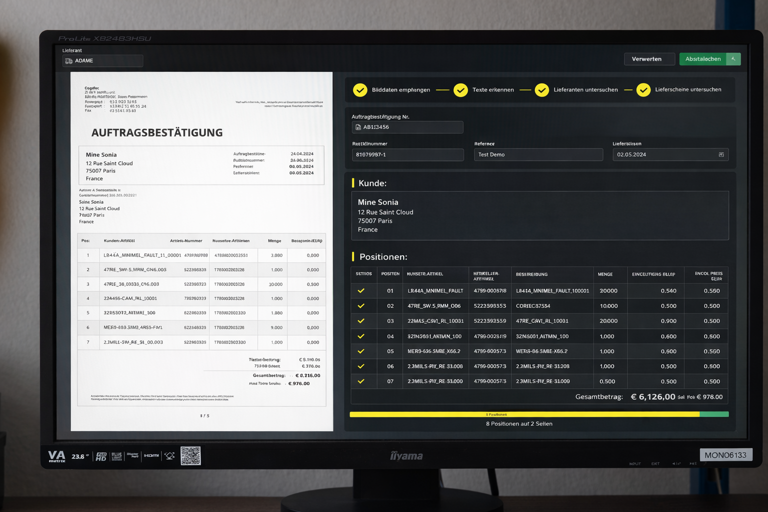 Document Flow - Order Processing
